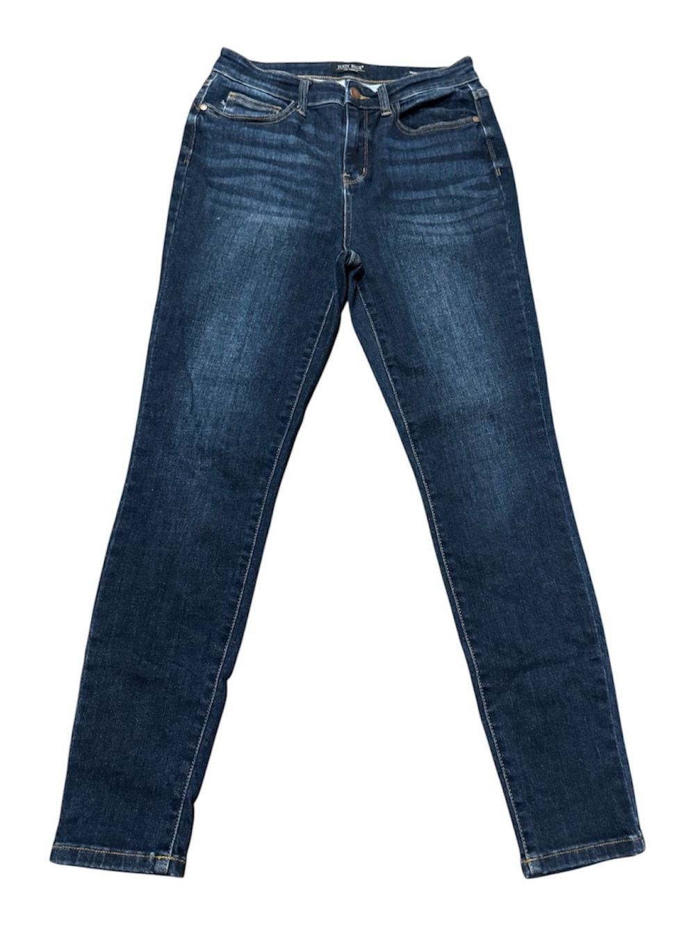Judy Blue Skinny Fit Jeans Women's 9/29 Blue Dark Wash Denim Mid Rise Stretch